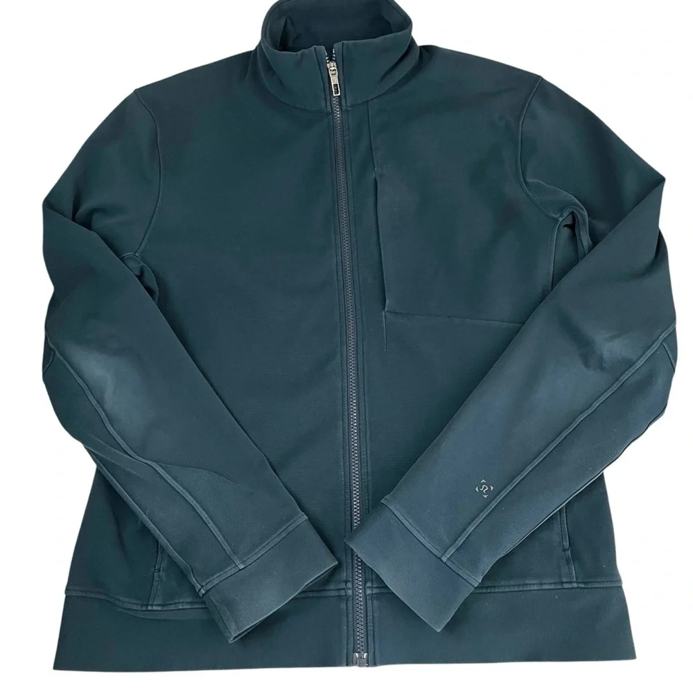 lululemon Men’s Sojourn Full Zip Jacket Nocturnal Teal Large